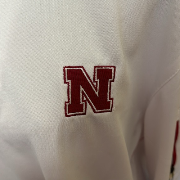 adidas University of Nebraska 3-quarter zip Sideline pullover NWT - Picture 2 of 9